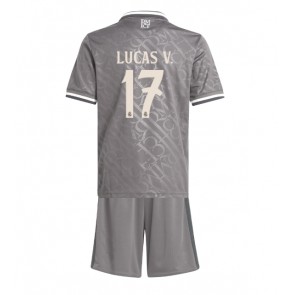 Real Madrid Lucas Vazquez #17 Dětské Alternativní dres komplet 2024-25 Krátký Rukáv (+ trenýrky)